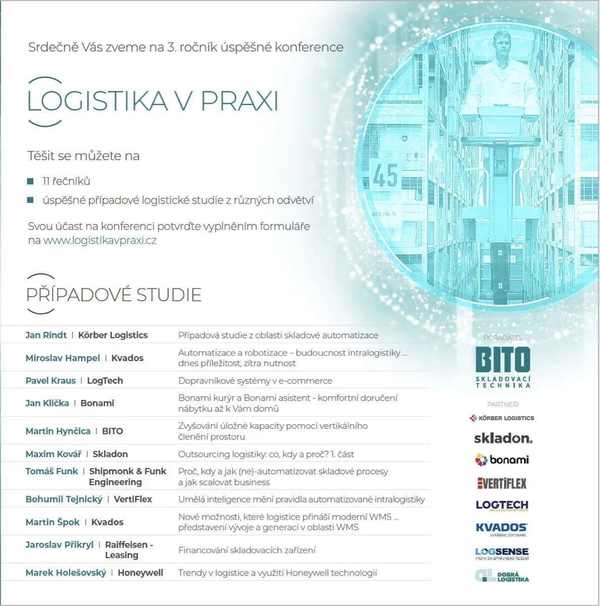 Pozvánka na akci: Logistika v praxi 2021