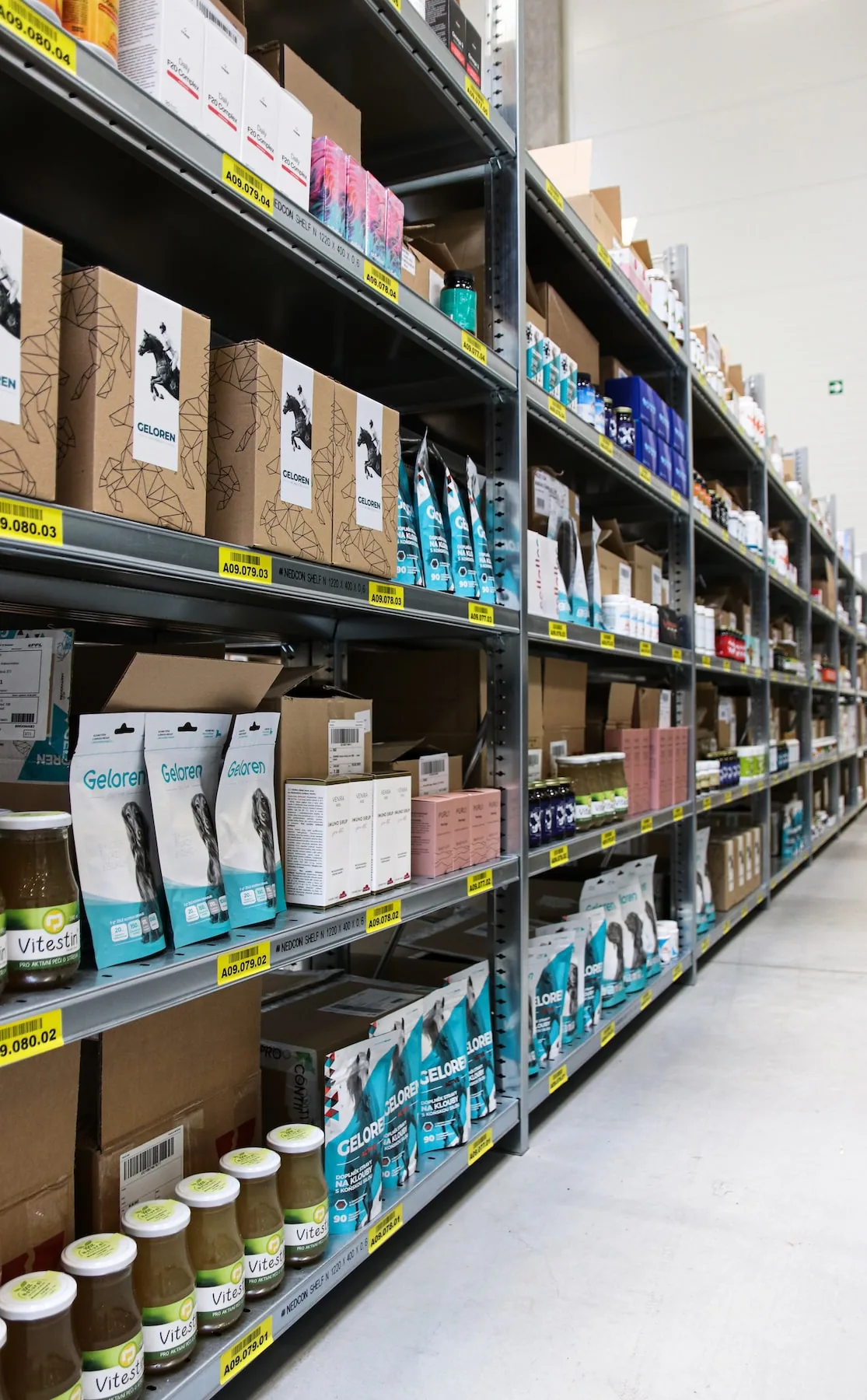 Skladon fulfillment: storing goods